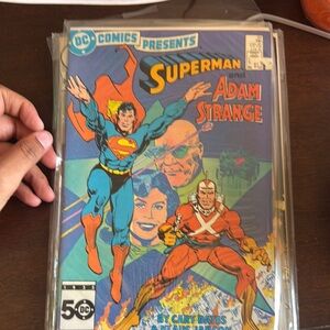 Superman and Adam Strange Comic Book